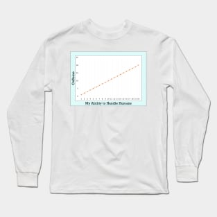 Caffeine intake chart Long Sleeve T-Shirt